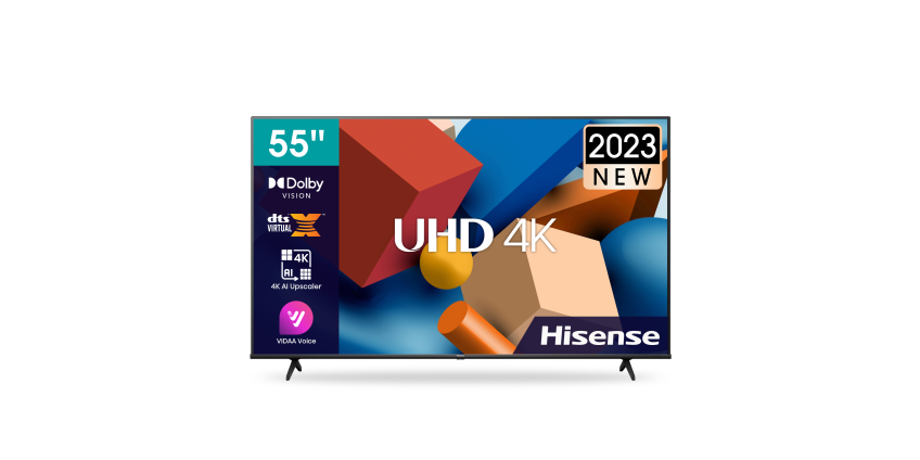 TV Hisense 55'' UHD 4K Vidaa Dolby Vision Smart 55A6K 2023
