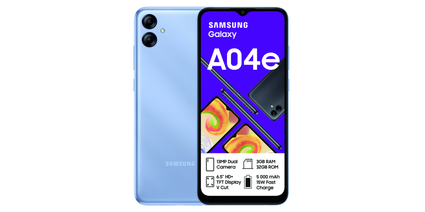 Samsung Galaxy A04e Dual Sim Blue - Bradlows