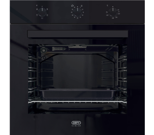 Defy Slimline 600 Eye Level Oven Black Glass DBO483E