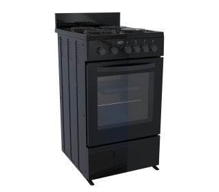 Defy 4 Plate Compact Stove Black DSS554