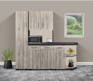 Moira 2 Piece Kitchen Unit, Dawson Oak