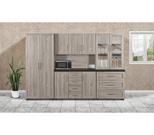 Rossdale 3 Piece Kitchen Unit, Dawson Oak