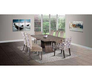 Carlton Dining Table with 8 Carlton Carver Chairs 