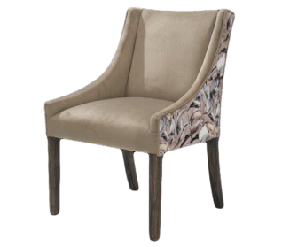 Carlton Carver Chair,  Beige and Floral