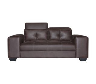 Carlton 2 Seater Couch, Choc