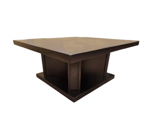 Janine Coffee Table, Dark Mohagany