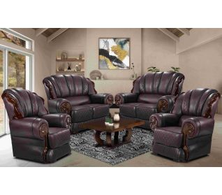 Mombasa Mk2 4 Piece Lounge Suite, Brown