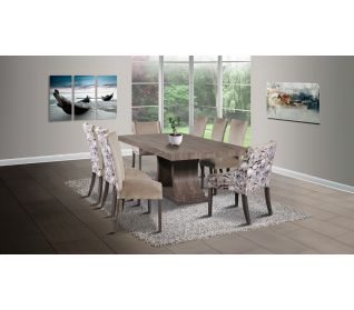 Carlton Dining table with 2 Carlton Carver Chairs and 6 Carlton Dining Table