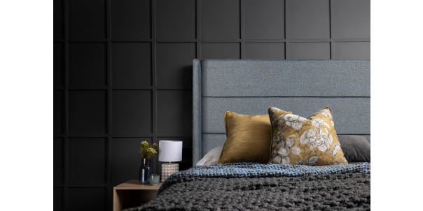 Maggie Double Headboard, Grey